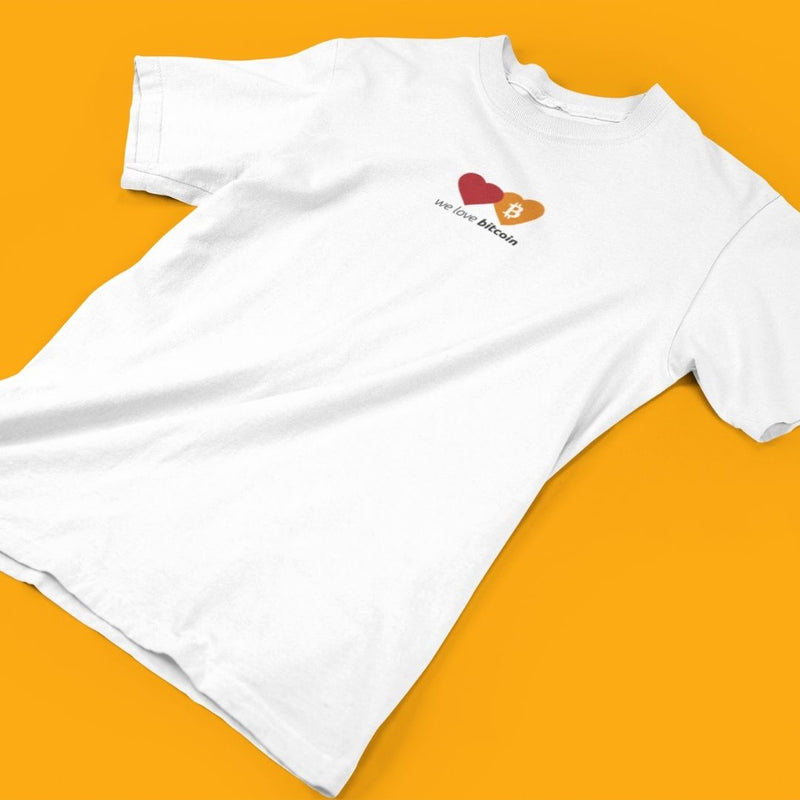 Camiseta "We Love Bitcoin"