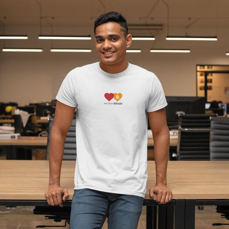 Camiseta "We Love Bitcoin"