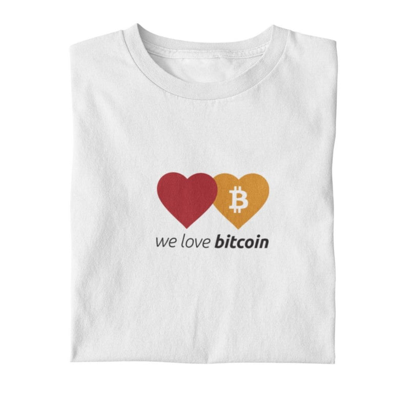 Camiseta "We Love Bitcoin"