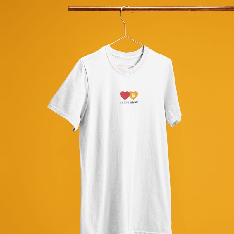Camiseta "We Love Bitcoin"