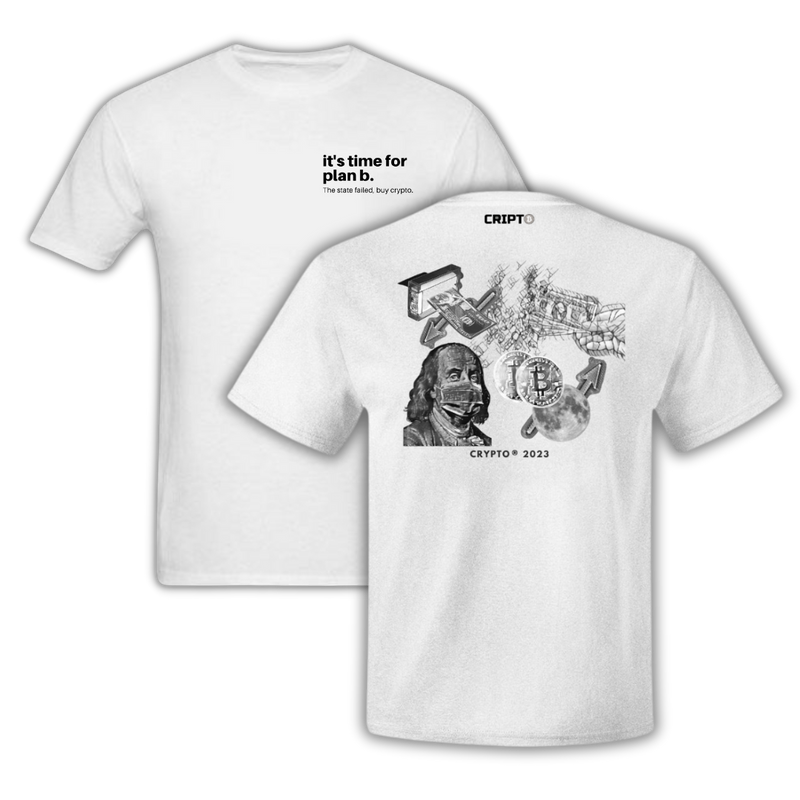 Camiseta "Plan B" Branca