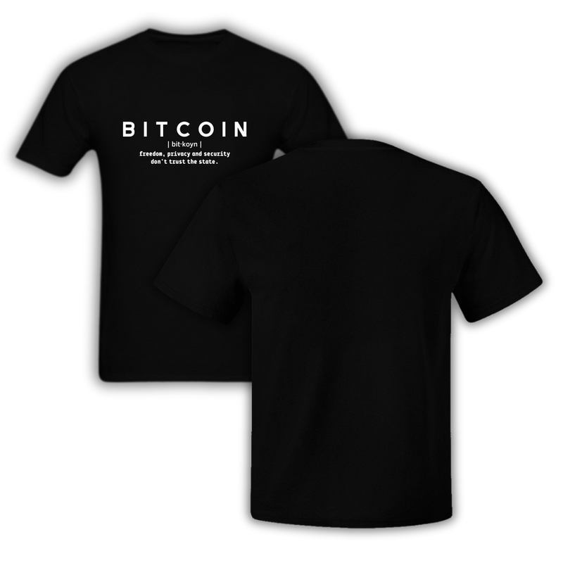 Camiseta "Freedom, Privacy and Security"