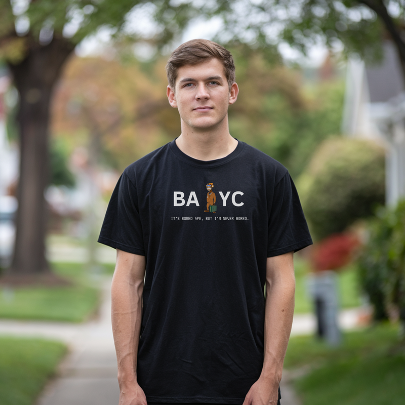 Camiseta "BAYC Never Bored"