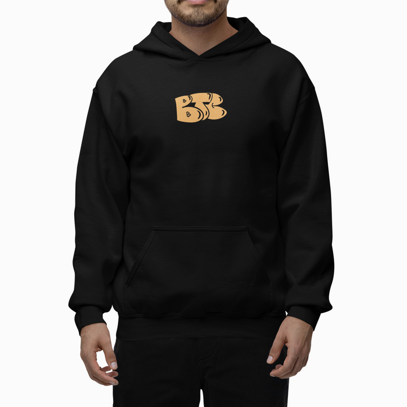Moletom com capuz BTC Grafite