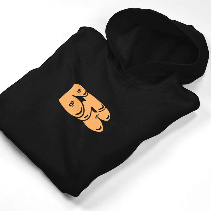 Moletom com capuz BTC Grafite