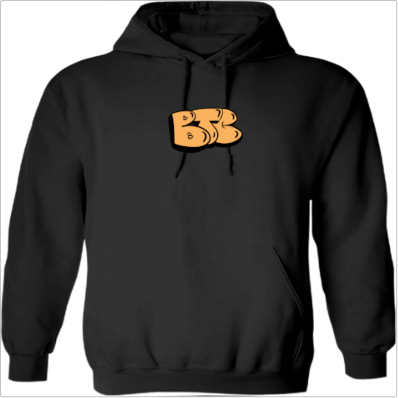 Moletom com capuz BTC Grafite